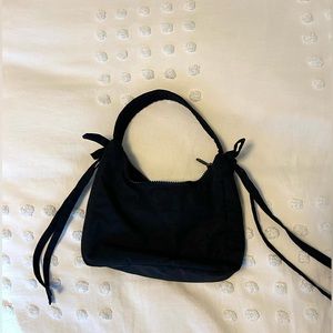 Baggu x Sandy Liang Baggu Shoulder Bow Bag Black